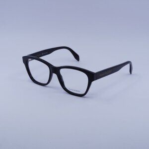 Alexander McQueen AM0306O 001 Eyeglasses Black 52mm Square Frame